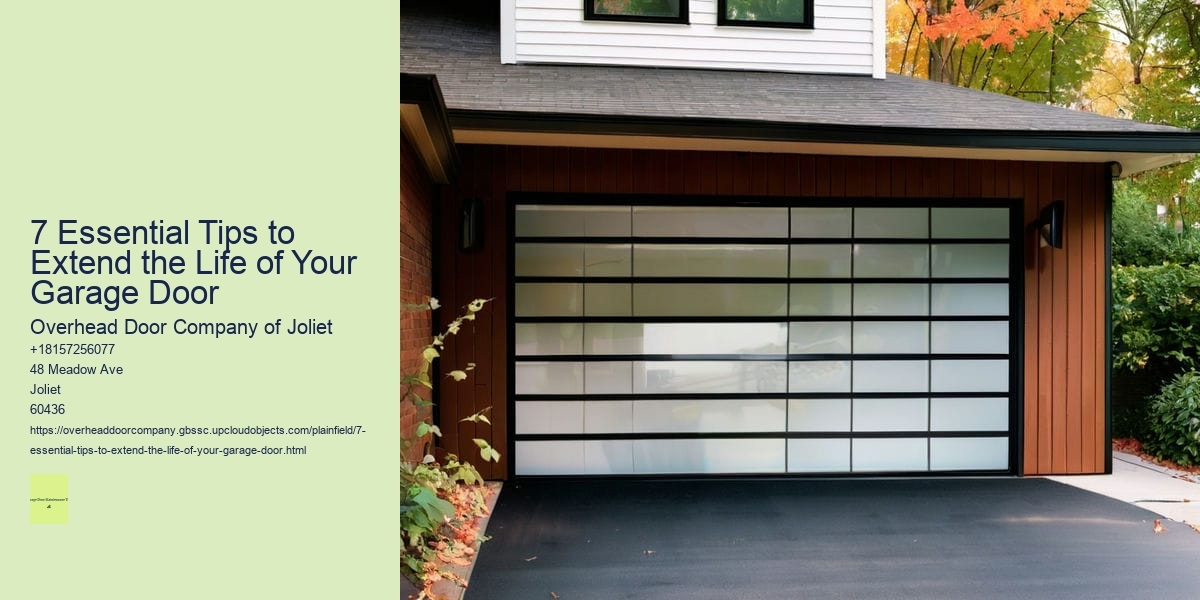 7 Essential Tips to Extend the Life of Your Garage Door